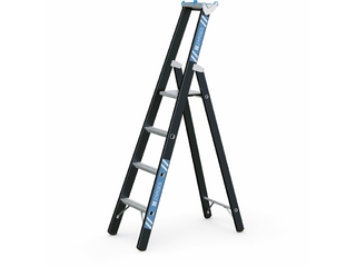 Megastep S stojací jednostranný žebřík