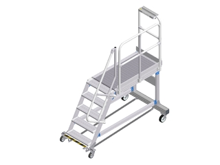 Pojízdné schody s plošinou  - výprodej