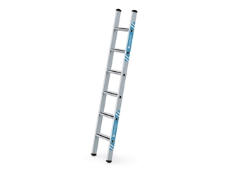 Saferstep L stupňový opěrný žebřík, eloxovaný