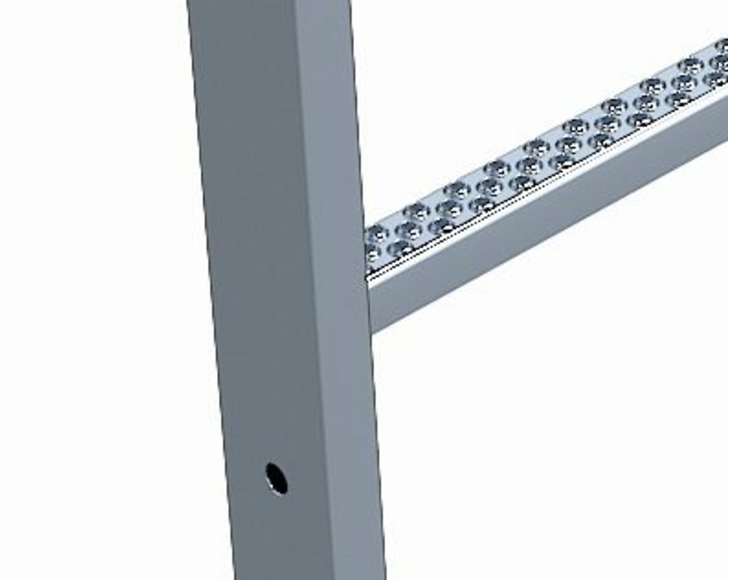 Detail provedení pozink a nerez