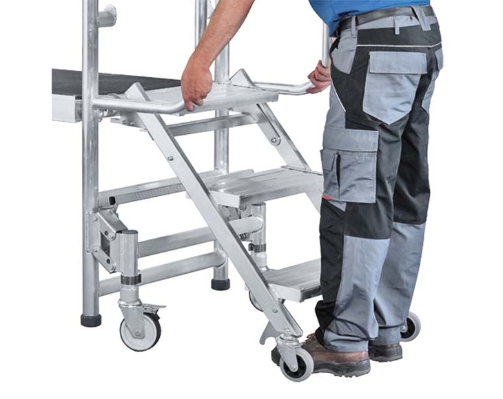 Práce s montážní plošinou Workmaster T