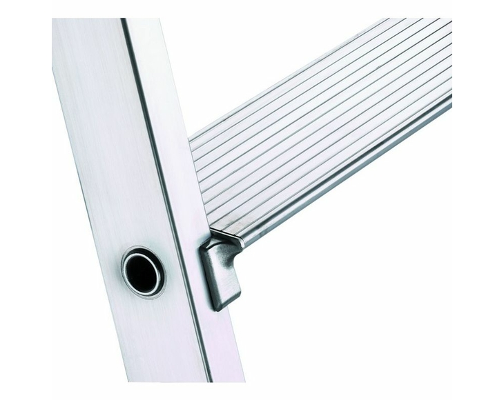 Nova B stojací žebřík, oboustranně schůdný - detail zpracování